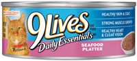 9 Lives Daily Essentials Seafood Platter Canned Cat Food