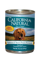 California Natural Salmon and Sweet Potato Adult Canned Dog Food