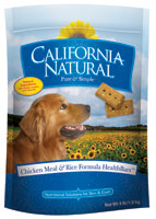 California Natural Chicken Meal and Rice Formula HealthBars Dog Treats