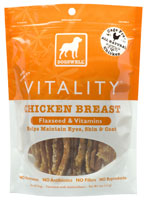 Dogswell Vitality Chicken Breast with Flaxseed and Vitamins Dog Treats