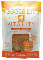 Dogswell Veggie Life Vitality Sweet Potato Chews Dog Treats