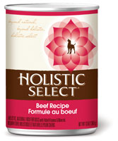 Holistic Select Beef Formula with Oat Bran Canned Dog Food