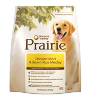 Nature's Variety Prairie Kibble Chicken Meal and Brown Rice Medley Dry Dog Food