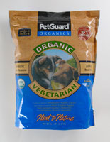 Petguard Next To Nature ''Organic Vegetarian'' Dry Adult Dog Food