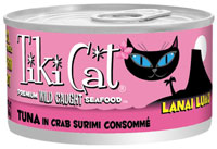Tiki Cat Lanai Luau Tuna In Crab Surimi Consomme Canned Cat Food
