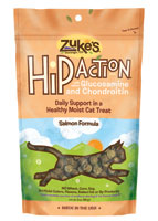 Zukes Hip Action Salmon Formula Cat Treats with Glucosamin and Chondroitin