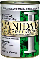 Canidae Platinum Formula for Seniors and Over Weight Dogs Canned Dog Food