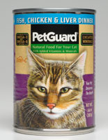 Petguard Fish Chicken and Liver Dinner Canned Cat Food