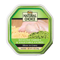 Natural Choice Roasted Turkey and Vegetable Dinner Dog Food Tray