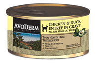 AvoDerm Natural Chicken and Duck Entree in Gravy Canned Cat Food
