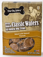 Three Dog Bakery Classic Wafers Peanut Butter Dog Treats
