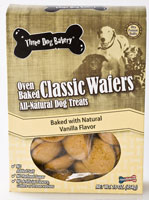 Three Dog Bakery Classic Wafers Vanilla Dog Treats