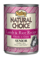 Natural Choice Senior Lamb and Rice Canned Dog Food