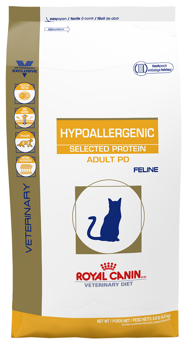 Royal Canin Veterinary Diet Feline Hypoallergenic Selected Protein Adult PD Dry Cat Food