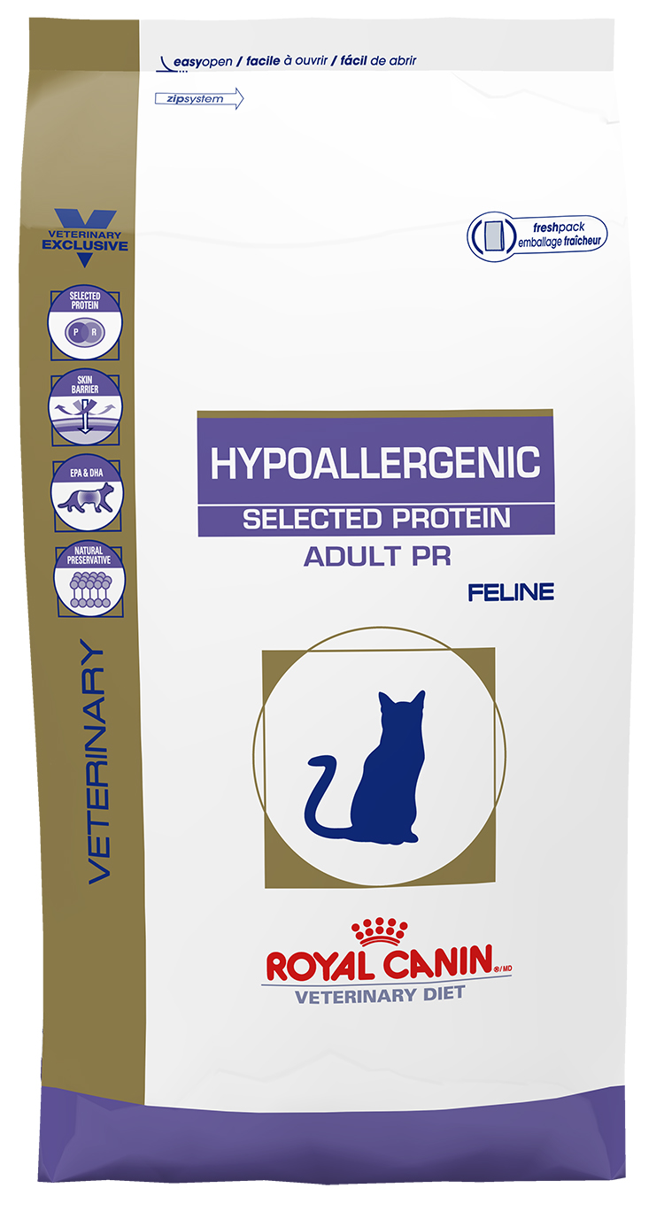 Royal Canin Veterinary Diet Feline Hypoallergenic Selected Protein Adult PR Dry Cat Food