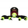 HuggleHounds Wiley Mini Rubber Seatbelt Dog Toy