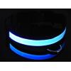 Black Collar w/ Blue Stripe LED Lights