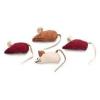 Faux Suede Mice-Cat Toys (Assorted Colors)