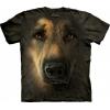 The Mountain German Shepherd Portrait Tee Shirt